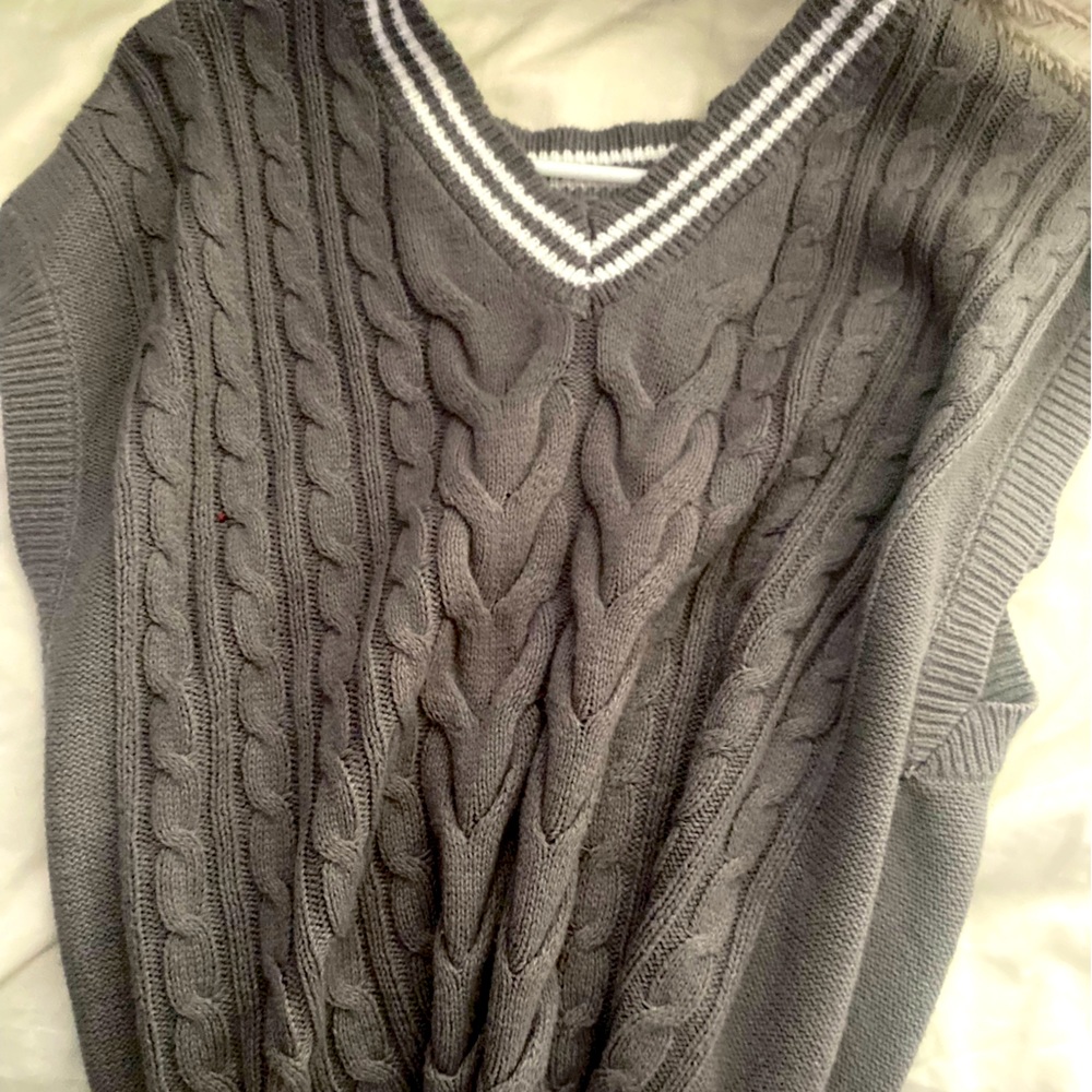Target Wild Fable Sweater Vest Grey